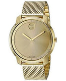 Movado Bold Gold Dial Gold Mesh Bracelet Watch for Women - 3600242 Authentic Buy Shop Now