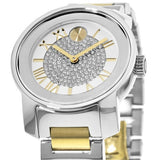 Movado Bold Silver Dial Two Tone Steel Strap Watch For Women - 3600256 Authentic Buy Shop Now