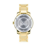Movado Bold Gold Dial Gold Steel Strap Watch for Women - 3600323 Authentic Buy Shop Now