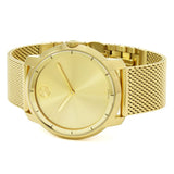Movado Bold Gold Dial Gold Mesh Bracelet Watch For Men - 3600373 Authentic Buy Shop Now