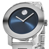 Movado Bold Blue Dial Silver Steel Strap Watch for Women - 3600396 Authentic Buy Shop Now