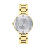 Movado Bold Crystal Gold Dial Gold Steel Strap Watch For Women - 3600492 Authentic Buy Shop Now