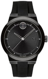 Movado Bold Fusion Black Dial Black Rubber Strap Watch for Men - 3600621 Authentic Buy Shop Now