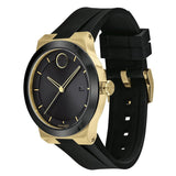 Movado Bold Black Dial Black Rubber Strap Watch for Men - 3600623 Authentic Buy Shop Now