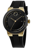 Movado Bold Black Dial Black Rubber Strap Watch for Men - 3600623 Authentic Buy Shop Now