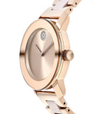 Movado Bold Rose Gold Dial Two Tone Steel Strap Watch for Women - 3600639 Authentic Buy Shop Now