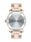 Movado Bold Rose Gold Dial Two Tone Steel Strap Watch for Women - 3600639 Authentic Buy Shop Now