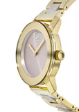 Movado Bold Beige Dial Two Tone Steel Strap Watch For Women - 3600640 Authentic Buy Shop Now
