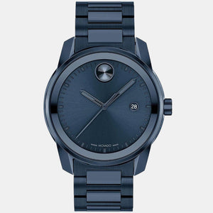 Movado Bold Verso Blue Dial Blue Steel Strap Watch for Men - 3600862 Authentic Buy Shop Now