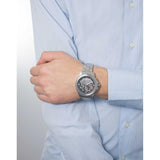 Maserati Successo Chronograph Silver Dial Silver Steel Strap Watch For Men - R8873621004 Authentic Buy Shop Now