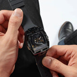Guess Legend Analog Black Dial Black Rubber Strap Watch For Men - GW0648G1 Authentic Buy Shop Now