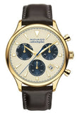 Movado Heritage Chronograph White Black Leather Strap Watch for Men - 3650007 Authentic Buy Shop Now