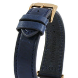 Movado Heritage Celestograf White Mother of Pearl Dial Blue Leather Strap Watch For Women - 3650011 Authentic Buy Shop Now
