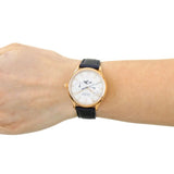 Movado Heritage Celestograf White Mother of Pearl Dial Blue Leather Strap Watch For Women - 3650011 Authentic Buy Shop Now