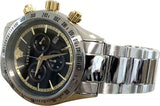 Versace Classic Chronograph Quartz Black Dial Silver Steel Strap Watch For Men - VEV700419 Authentic Buy Shop Now