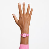 Swarovski Octea Nova Pink Dial Pink Leather Strap Watch for Women - 5650030 Authentic Buy Shop Now