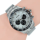 Hugo Boss Ikon White Dial Silver Steel Strap Watch for Men - 1512964 Authentic Buy Shop Now