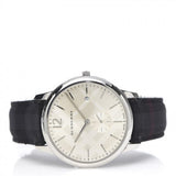 Burberry Classic Round Cream Dial Black Leather Strap Watch for Men - BU10008 Authentic Buy Shop Now