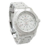 Breitling Colt Automatic Silver Dial Black Leather Mens Watch - A1738811/G791/173A Authentic Buy Shop Now