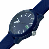 Lacoste 12.12 Blue Dial Blue Silicon Strap Watch for Men - 2010987 Authentic Buy Shop Now