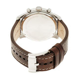 Fossil Pilot Chronograph White Dial Brown Leather Strap Watch for Men - FS5146 Authentic Buy Shop Now