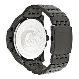 Diesel Uber Chief Chronograph Red Dial Black Steel Strap Watch For Men - DZ7373 Authentic Buy Shop Now