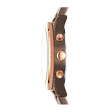 Fossil Perfect Boyfriend Multifunction Brown Dial Two Tone Steel Strap Watch for Women - ES4284 Authentic Buy Shop Now