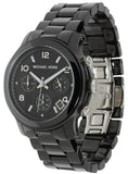 Michael Kors Runway Black Ceramic Dial Black Steel Strap Watch for Women - MK5162 Authentic Buy Shop Now
