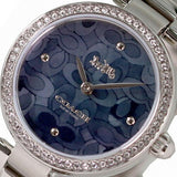Coach Park Mother of Pearl Blue Dial Silver Steel Strap Watch for Women - 14503224 Authentic Buy Shop Now
