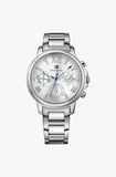Tommy Hilfiger Claudia Silver Dial Silver Steel Strap Watch for Women - 1781741 Authentic Buy Shop Now