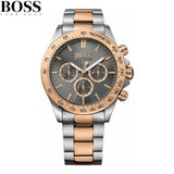 Hugo Boss Ikon Grey Dial Two Tone Steel Strap Watch for Men - 1513339 Authentic Buy Shop Now