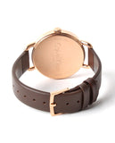 Calvin Klein Even White Dial Brown Leather Strap Watch for Women - K7B236G6 Authentic Buy Shop Now