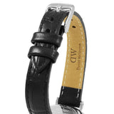 Daniel Wellington Classic Petite Reading White Dial Black Leather Strap Watch For Women - DW00100241 Authentic Buy Shop Now