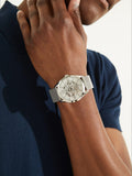 Guess Tailor Multifunction Silver Dial Silver Mesh Bracelet Watch for Men - GW0368G1 Authentic Buy Shop Now
