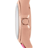 Marc Jacobs Henry Skeleton Pink Dial Pink Leather Strap Watch for Women - MBM1243 Authentic Buy Shop Now