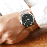 Gucci G Timeless Diamonds Black Dial Silver Steel Strap Watch For Men - YA126456 Authentic Buy Shop Now