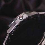D1 Milano Ultra Thin Ashfield Black Dial Silver Steel Strap Watch for Men - D1-UTBJ32 Authentic Buy Shop Now