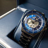 Maserati SFIDA Automatic Blue Dial Silver Steel Strap Watch For Men - R8823140001 Authentic Buy Shop Now