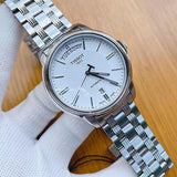 Tissot T Classic Automatic III Day Date White Dial Silver Steel Strap Watch for Men - T065.930.11.031.00 Authentic Buy Shop Now