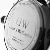 Daniel Wellington Dapper Bristol White Dial Brown Leather Strap Watch For Women - DW00100098 Authentic Buy Shop Now