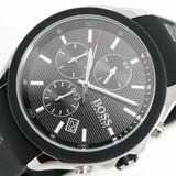 Hugo Boss Velocity Black Dial Black Leather Strap Watch for Men - 1513716 Authentic Buy Shop Now