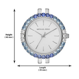 Michael Kors Darci Quartz White Dial Silver Steel Strap Watch For Women - MK4516 Authentic Buy Shop Now