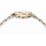 Versace Audrey Quartz White Dial Two Tone Steel Strap Watch for Women - VELR00519 Authentic Buy Shop Now
