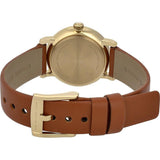 Marc Jacobs Baker White Dial Brown Leather Strap Watch for Women - MBM1317 Authentic Buy Shop Now