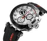 Tissot T Race Chronograph White Dial Black Silicone Strap Watch For Men - T115.417.27.011.00 Authentic Buy Shop Now