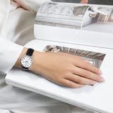 Tissot Everytime Small White Dial Black Leather Strap Watch For Women - T109.210.16.033.00 Authentic Buy Shop Now