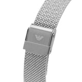 Emporio Armani Kappa Silver Dial Silver Mesh Bracelet Watch For Women - AR11128 Authentic Buy Shop Now
