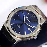 Salvatore Ferragamo F-80 Classic Blue Dial Blue Leather Strap Watch for Men - SFDT00319 Authentic Buy Shop Now