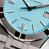 Maurice Lacroix Aikon Automatic Sky Blue Dial Silver Steel Strap Watch For Men - AI6008-SS00F-431-C Authentic Buy Shop Now