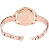 Calvin Klein Impetuos Silver Dial Rose Gold Steel Strap Watch for Women - K4F2N616 Authentic Buy Shop Now